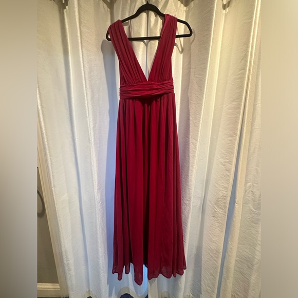 Lulu’s Heavenly Hues Magenta Maxi Dress - Picture 3 of 4